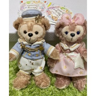 ダッフィー(ダッフィー)のダッフィー   シェリーメイ  ペア　スターリー　ぬいぐるみバッジ　ぬいば(ぬいぐるみ)
