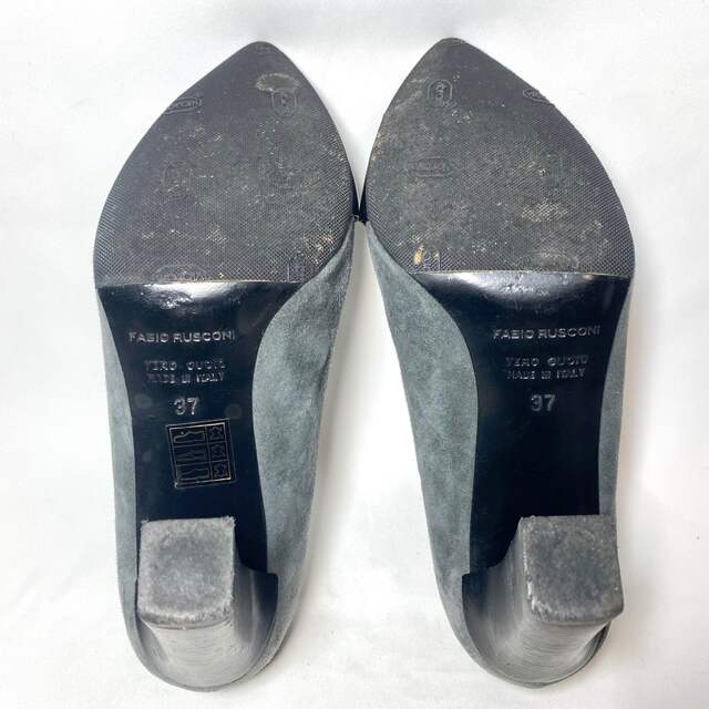 FABIO RUSCONI(ファビオルスコーニ)のFabioRusconi ファビオルスコーニ　グレースエード　パンプス　24cm レディースの靴/シューズ(ハイヒール/パンプス)の商品写真