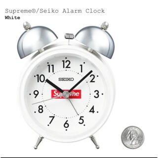 シュプリーム(Supreme)のSupreme Seiko Alarm Clock White 目覚まし時計(置時計)