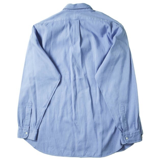 A.PRESSE アプレッセ 21AW 日本製 BD Shirt 100/2スーヒマコットン 二重織ツイルBDシャツ 21AAP-02-02H 3 ブルー 長袖 トップス【中古】【A.PRESSE】