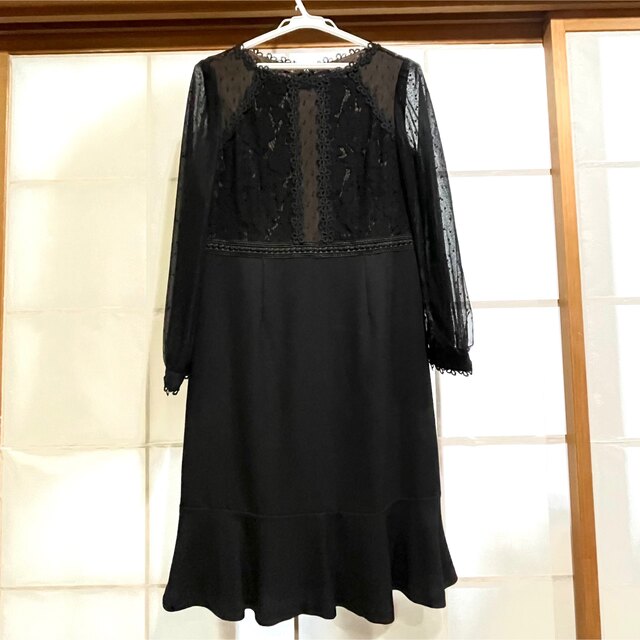 ワンピース 新品 未使用 クリス・セリーン レース ワンピース 黒