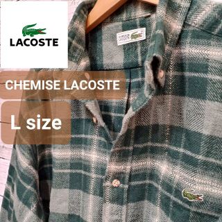 ラコステ(LACOSTE)のCHEMISE LACOSTE フレラコ  厚手シャツ メンズ L(ブルゾン)