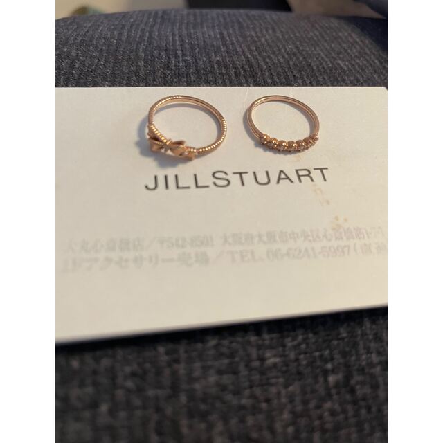 JILLSTUART ピンキーリング 2号 リボン イエローゴールド k10