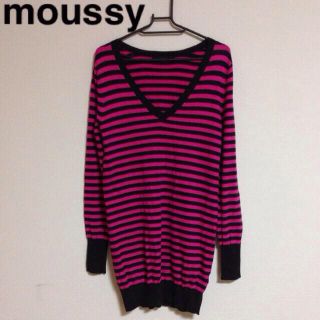 マウジー(moussy)のmoussy ロングニット*(ニット/セーター)