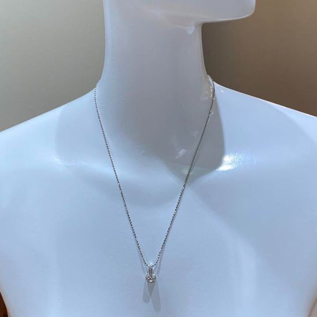 Pt900 高品質ダイヤモンド ネックレス 希少フランダースカット 0.30ct