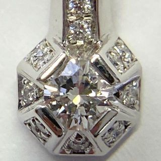 Pt900 高品質ダイヤモンド ネックレス 希少フランダースカット 0.30ct-