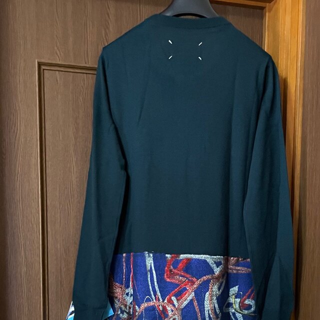 S新品 メゾン マルジェラ ニットワンピース ドレス セーター ダークグリーン