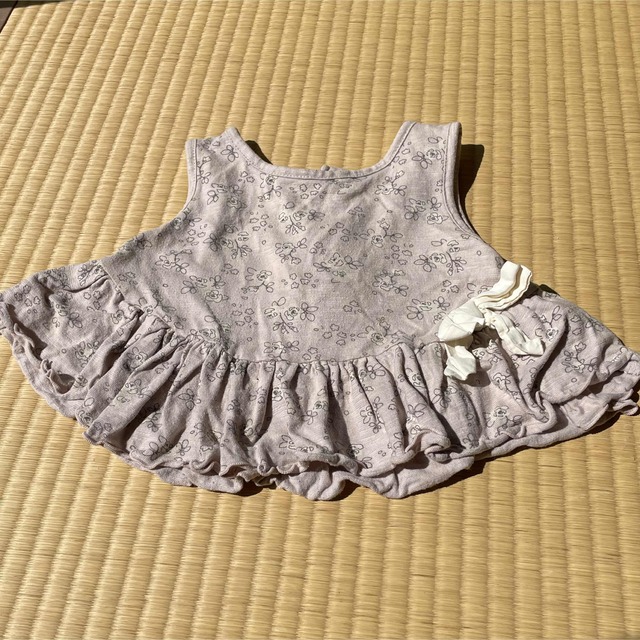 GAP(ギャップ)の女の子　ノースリーブ　2点セット キッズ/ベビー/マタニティのキッズ服女の子用(90cm~)(Tシャツ/カットソー)の商品写真