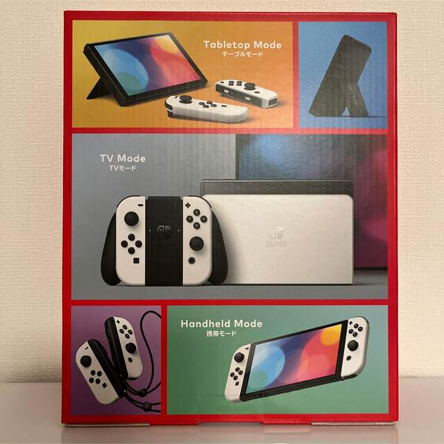 Nintendo Switch(ニンテンドースイッチ)の新品　10/30購入Nintendo Switch 有機EL ホワイト 本体 エンタメ/ホビーのゲームソフト/ゲーム機本体(家庭用ゲーム機本体)の商品写真