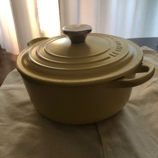 ルクルーゼ(LE CREUSET)のル・クルーゼ　シグニチャー　ココットロンド　シルバーつまみ(鍋/フライパン)