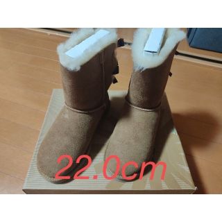 アグ(UGG)のUGG W BAILEY BOW ムートン 22CM(ブーツ)