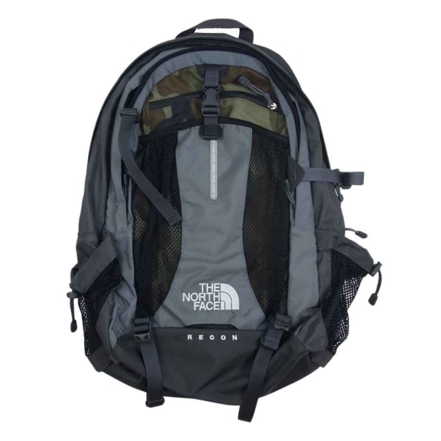 THE NORTH FACE(ザノースフェイス)のTHE NORTH FACE ノースフェイス バックパック NM07412 RECON リーコン リュック 迷彩柄 グレー系【中古】 メンズのバッグ(バッグパック/リュック)の商品写真