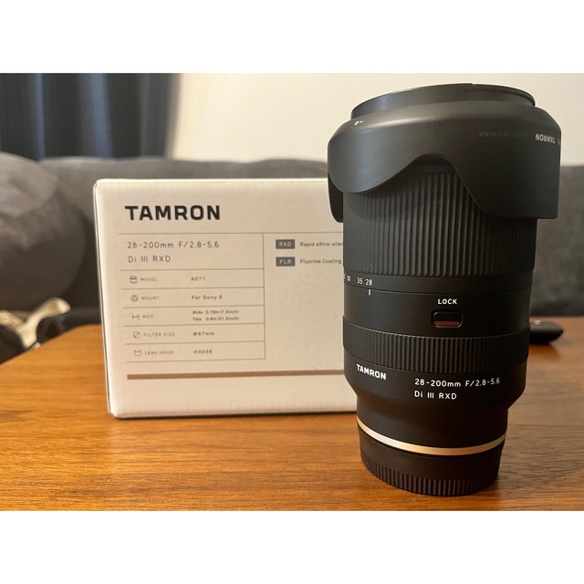 TAMRON 28-200F2.8-5.6 DI III RXD A071カメラ