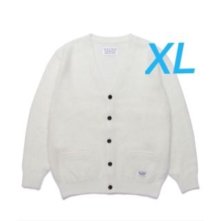 ワコマリア(WACKO MARIA)のWACKO MARIA 22FW MOHAIR CARDIGAN 白 XL(カーディガン)