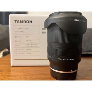 タムロン(TAMRON)のTAMRON レンズ 17-28F2.8 DI III RXD(Model A0(その他)