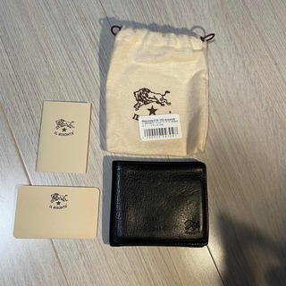 イルビゾンテ(IL BISONTE)のイルビゾンテ　二つ折り財布　ブラック(折り財布)