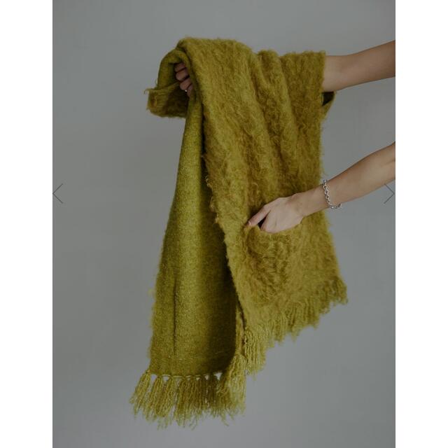 ストール/パシュミナ新品タグ付き⭐︎amerivintage SHAGGY FRINGE STOLE