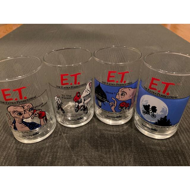 明日まで！ET グラス : 4個セット エンタメ/ホビーのおもちゃ/ぬいぐるみ(キャラクターグッズ)の商品写真