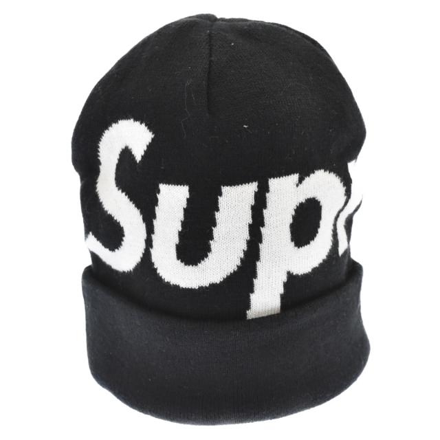 SUPREME シュプリーム Big Logo Beanie ビックロゴニットビーニー 帽子 ブラック