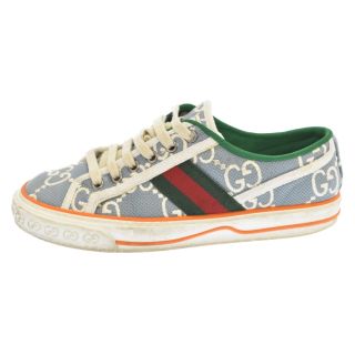 グッチ(Gucci)のGUCCI グッチ TENNIS 1977 テニス GGデザイン ローカットスニーカー ブルー(スニーカー)