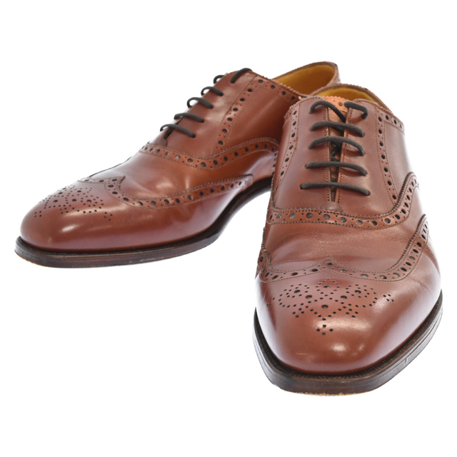 GRENSON(グレンソン)のGRENSON グレンソン ウィング チップ レザー シューズ ブラウン 22356 メンズの靴/シューズ(ドレス/ビジネス)の商品写真