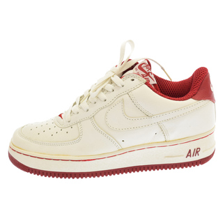 ナイキ(NIKE)のNIKE ナイキ AIR FORCE 1 エアフォース1 ローカットスニーカー ホワイト/レッド 630117-911(スニーカー)