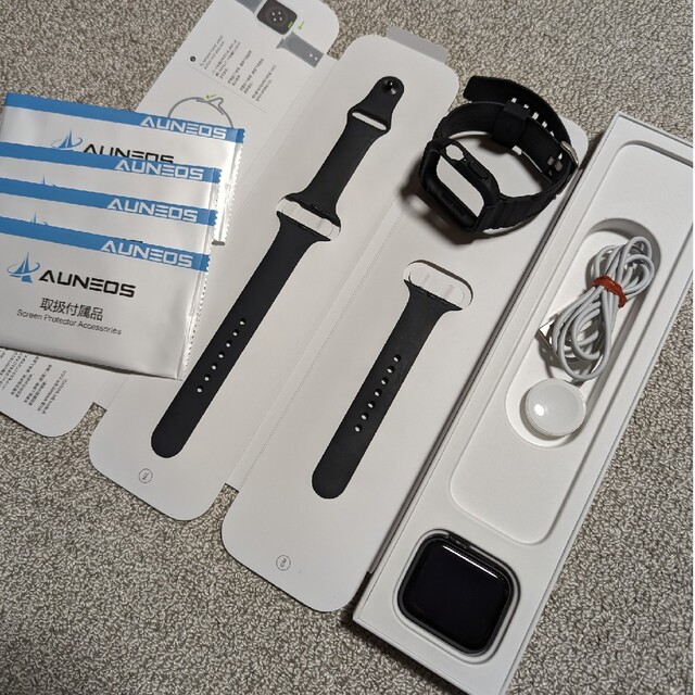 美品！最大電池容量97% APPLE WATCH6 44  Black