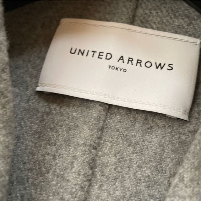 UNITED ARROWS(ユナイテッドアローズ)のユナイテッドアローズ●グレー●ウールコート●ダブルコート●チェスターコート●36 レディースのジャケット/アウター(チェスターコート)の商品写真