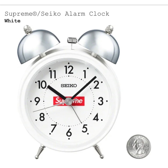 Supreme(シュプリーム)のSupreme®/Seiko Alarm Clock　シュプリーム インテリア/住まい/日用品のインテリア小物(置時計)の商品写真