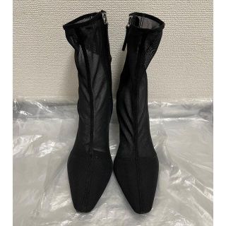 ザラ(ZARA)の美品 1回使用ZARAメッシュショートブーツ(ブーツ)