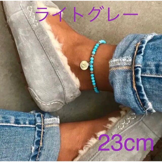 新作 ウォータープルーフ UGG アンスレー モカシン ライトグレー US6 | フリマアプリ ラクマ