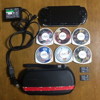 ソニー(SONY)のPSP3000本体　ゲームソフトまとめ売り(携帯用ゲーム機本体)