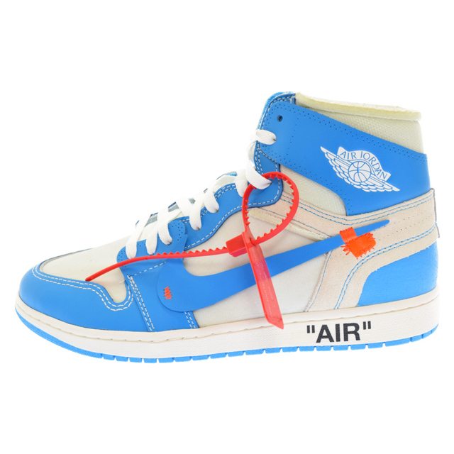 人気ブランドの新作 OFF-WHITE - OFF-WHITE JORDAN ホワイト/ブルー US11 ハイカットスニーカー ノースカロライナ パウダー エアジョーダン1 AQ0818-148 BLUE NRG 1 スニーカー - pmkvirtual.com