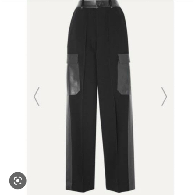 peter do leather slacks trousers