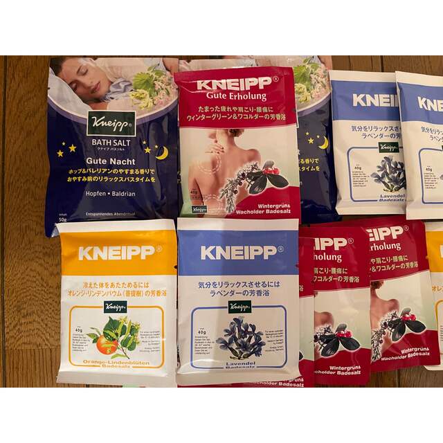 Kneipp(クナイプ)のKneipp バスソルト１５個セット クナイプ　No.1 コスメ/美容のボディケア(入浴剤/バスソルト)の商品写真