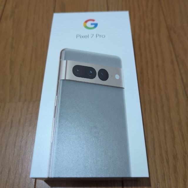 Google(グーグル)のpixel7pro 128 hazel 未使用新品 スマホ/家電/カメラのスマートフォン/携帯電話(スマートフォン本体)の商品写真