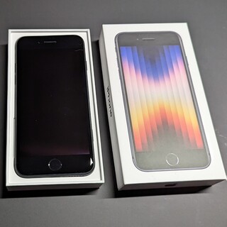 アップル iPhoneSE 第3世代 128GB ミッドナイト au(スマートフォン本体)