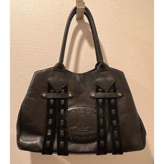 ヴィヴィアンウエストウッド(Vivienne Westwood)のVivienne Westwood トートバッグ　ブラック　革(トートバッグ)