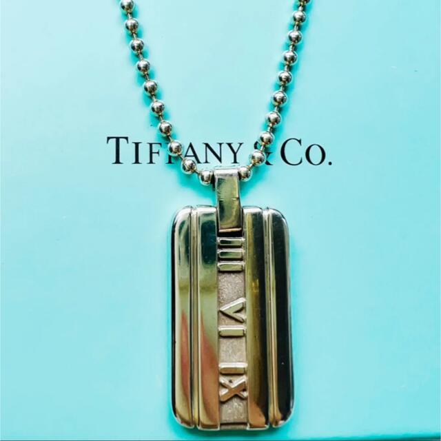 ティファニー　ネックレスシルバー925 Tiffany アトラスボールチェーン 1