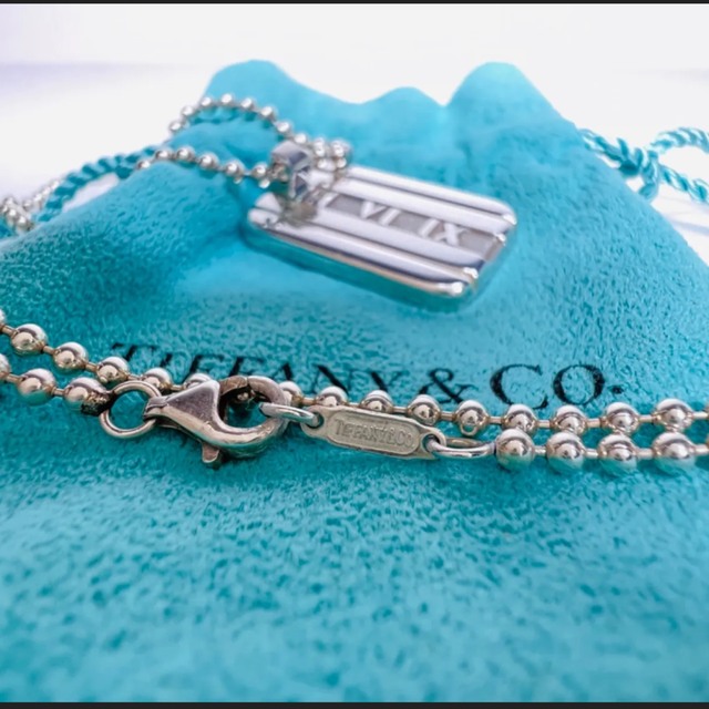 ティファニー　ネックレスシルバー925 Tiffany アトラスボールチェーン 5