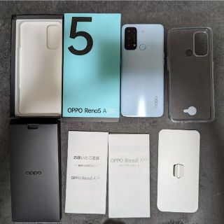 OPPO - OPPO Reno5 A SIMフリー アイスブルーの通販 by shop｜オッポ ...