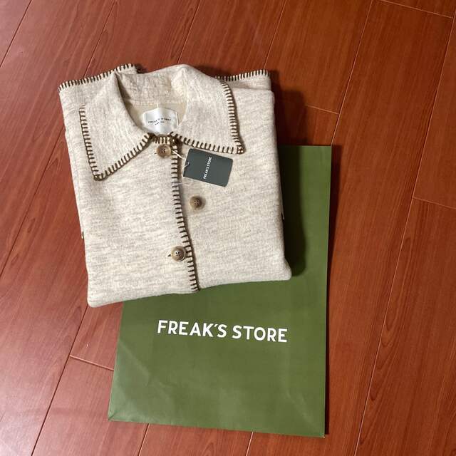 FREAK'S STORE(フリークスストア)のFREAK'S STORE ブランケットステッチニットジャケット レディースのジャケット/アウター(その他)の商品写真