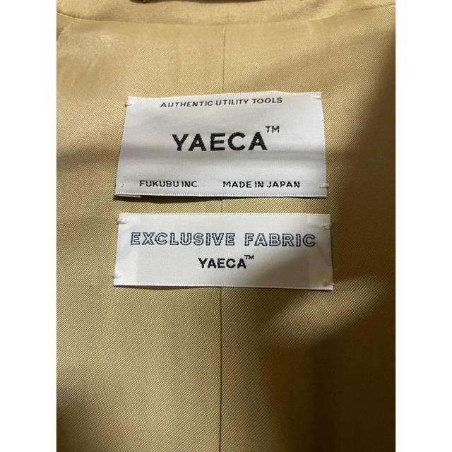 YAECA(ヤエカ)のYAECA ステンカラーコート　ロング丈 レディースのジャケット/アウター(ロングコート)の商品写真