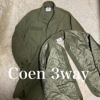 コーエン(coen)のCoen 完売モデル　モッズパーカー　S表記　実寸M位　3WAY モッズコート(モッズコート)