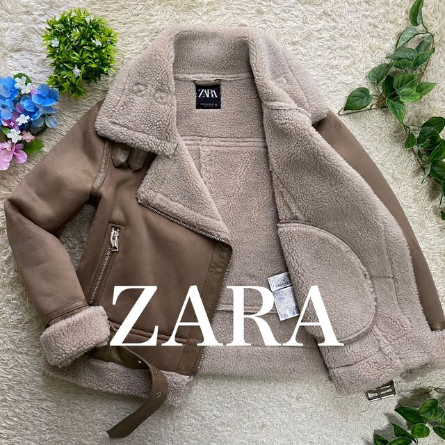 期間限定送料無料】 【完売品】 ZARA B-3 ムートンジャケット