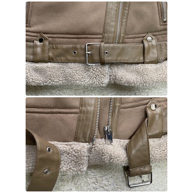 ZARA - ZARA L位 B3 フライトジャケット ライダース ムートン ZARA - ZARA L位 B3 フライトジャケット ライダース ムートン