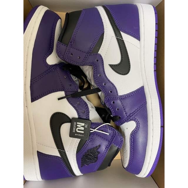 NIKE(ナイキ)のNIKE AIR JORDAN 1 COURT PURPLE 27.5 メンズの靴/シューズ(スニーカー)の商品写真