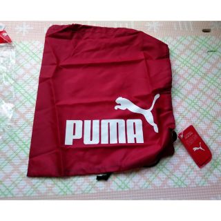 プーマ(PUMA)のタグ付き　新品　PUMA　プーマ　ナップサック　レッド(リュックサック)