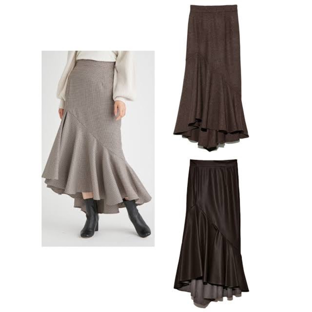 FRAY I.D - 新品未使用 FRAY.ID ラッフルアシメマーメイドスカートの