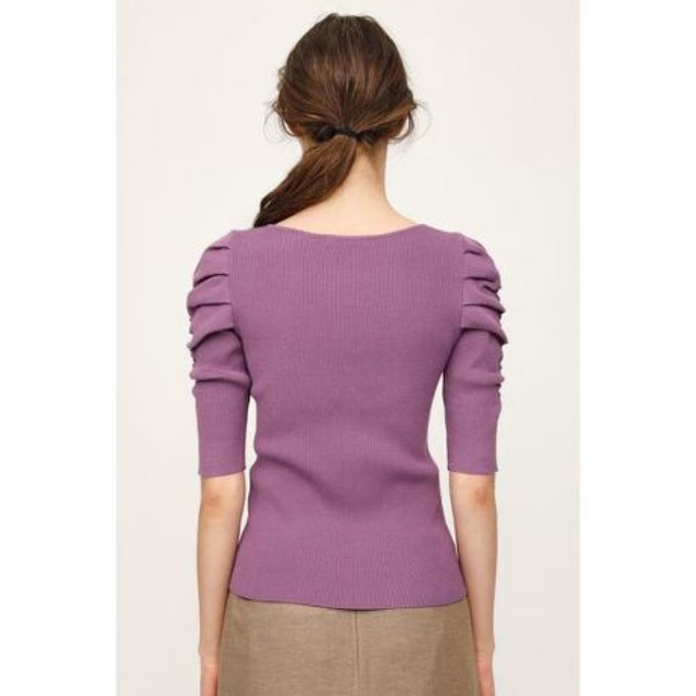 SLY(スライ)のSQUARE NECK TUCK SLEEVE トップス レディースのトップス(シャツ/ブラウス(長袖/七分))の商品写真